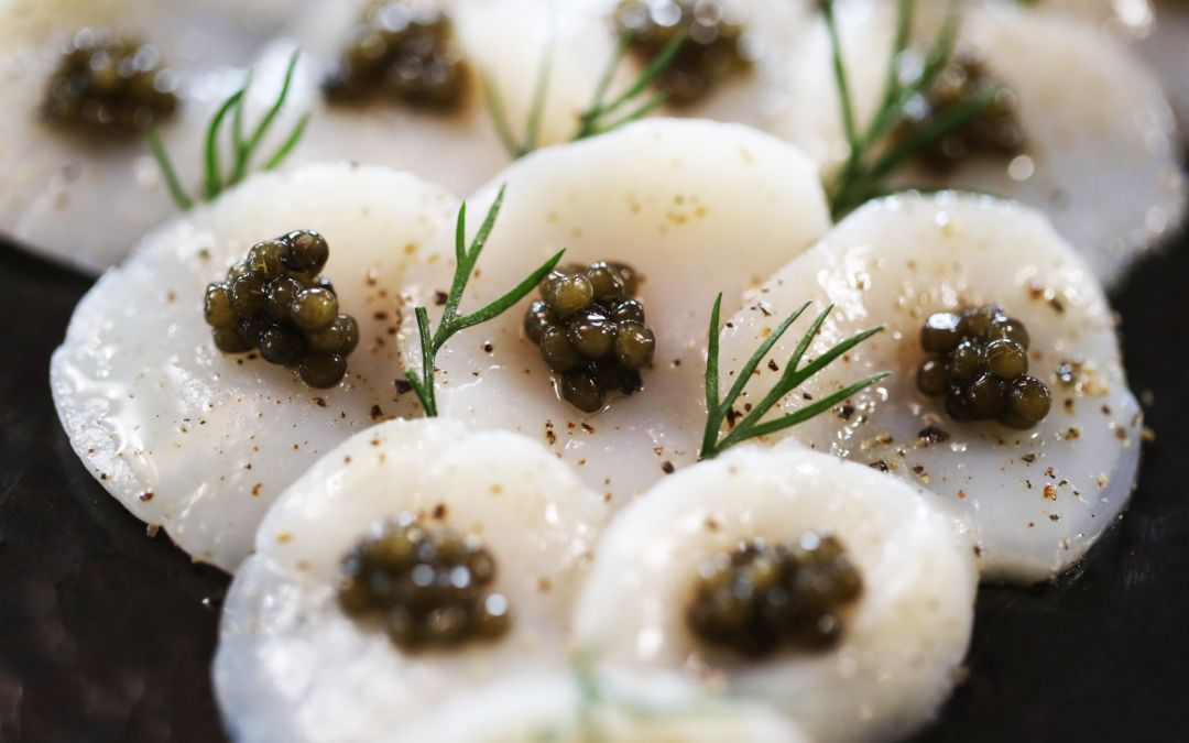 Carpaccio de St-Jacques Caviar