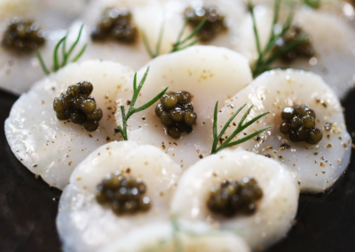 Carpaccio de St-Jacques Caviar